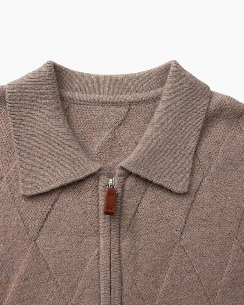 Heritage Diamond | Chaleco con capucha y cremallera