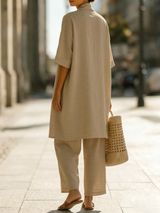 Isa | Conjunto de tres piezas con elegancia natural