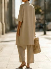 Isa | Conjunto de tres piezas con elegancia natural