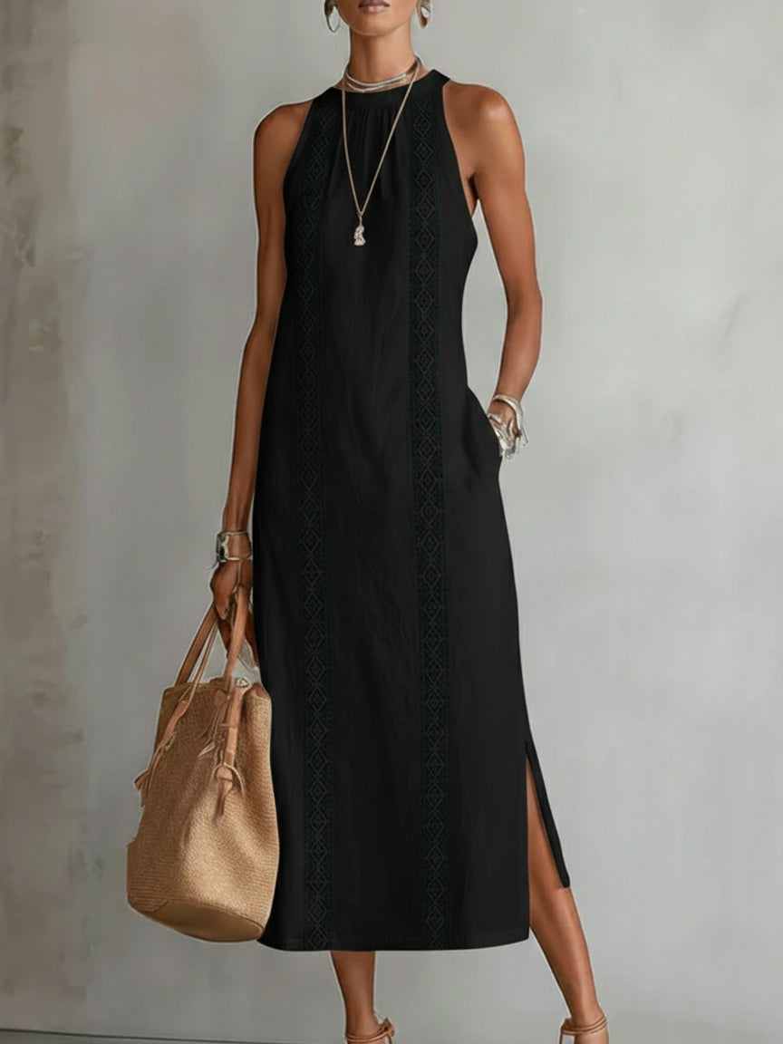 Cecilio | Collar de lino Midi
