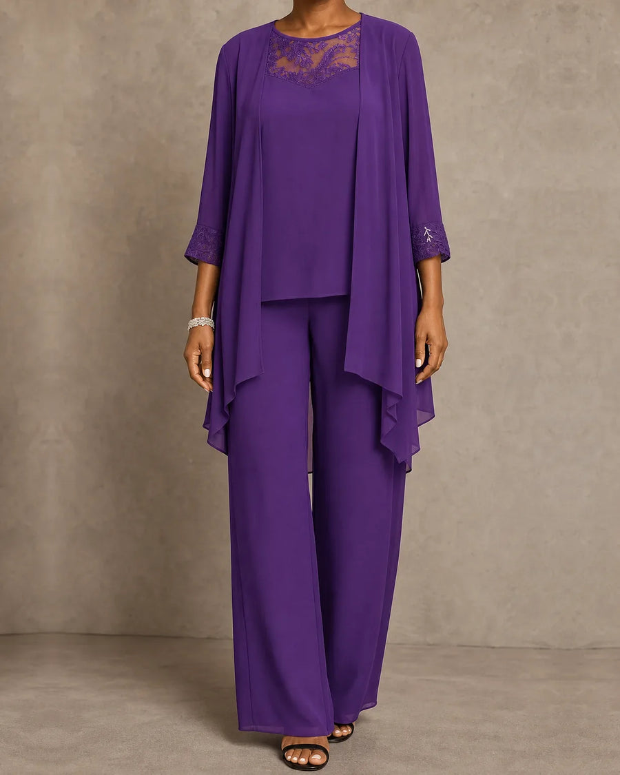 Sela | Traje de gasa de tres piezas