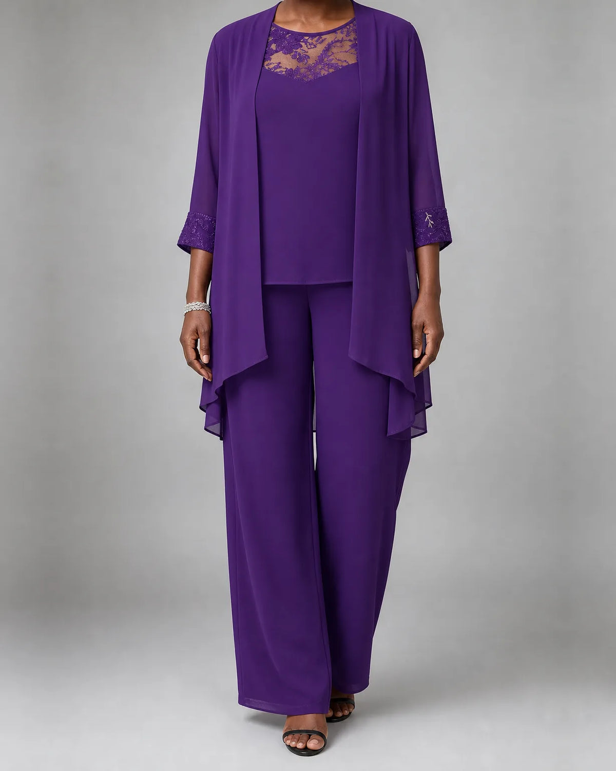 Sela | Traje de gasa de tres piezas