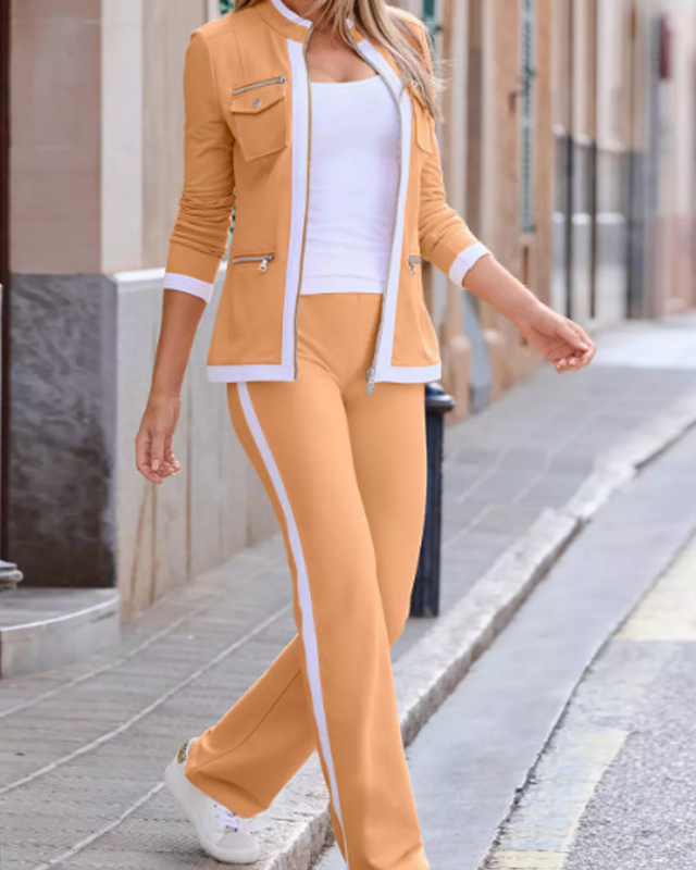 Alessia – Conjunto elegante con chaqueta y pantalones