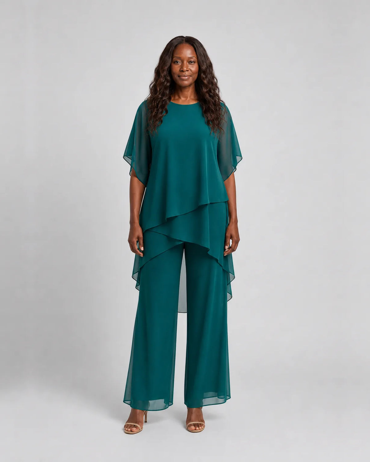 Roxina | Elegante conjunto de pantalón de fiesta de noche