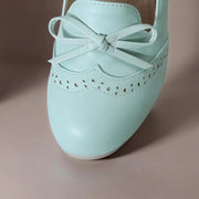 Marianne | Elegantes zapatos de tacón sin cordones con lazo