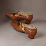 Else | Elegantes zapatos Mary Jane con hebilla dorada