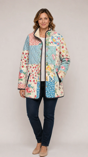 Zarae | Cazadora acolchada de mujer Charmerende con estampado floral