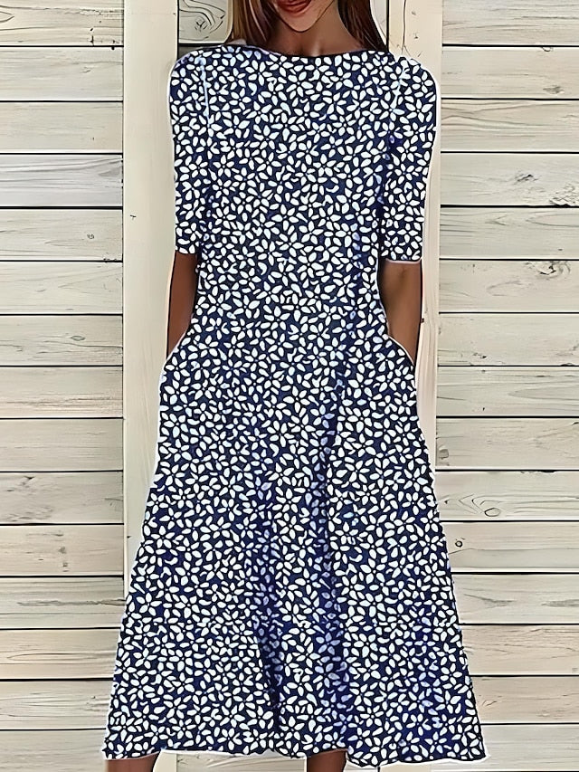 Judit | Vestido floral de inspiración costera