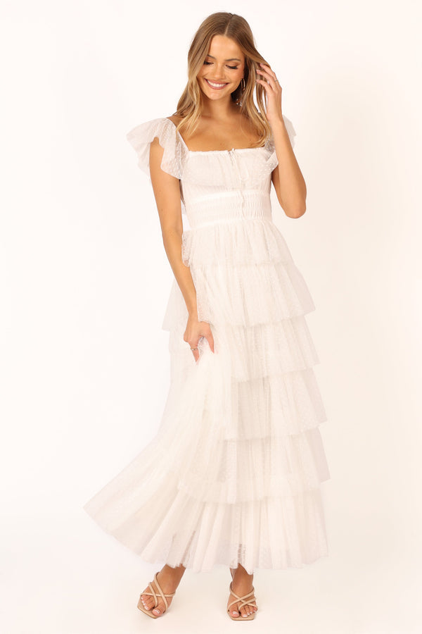 Petal and Pup USA DRESSES Vestido largo Belle - Blanco roto