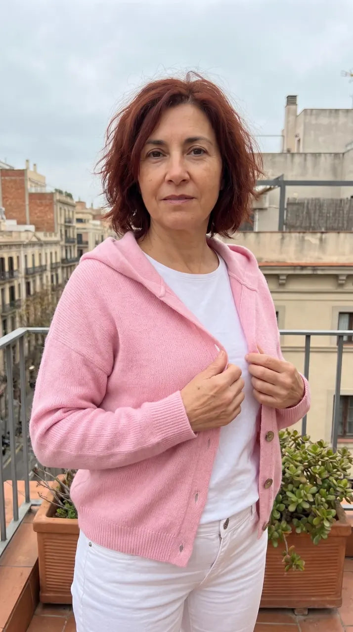 Rosalia | Cárdigan con capucha